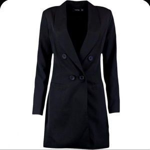 Boohoo Ada Blazer Black (NWT)